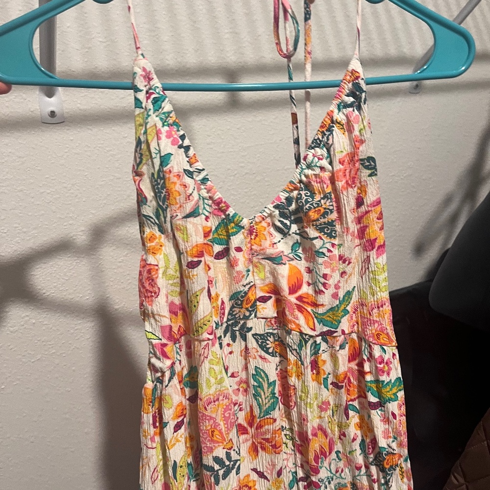 Great Condition Old Navy Floral Halter Dress